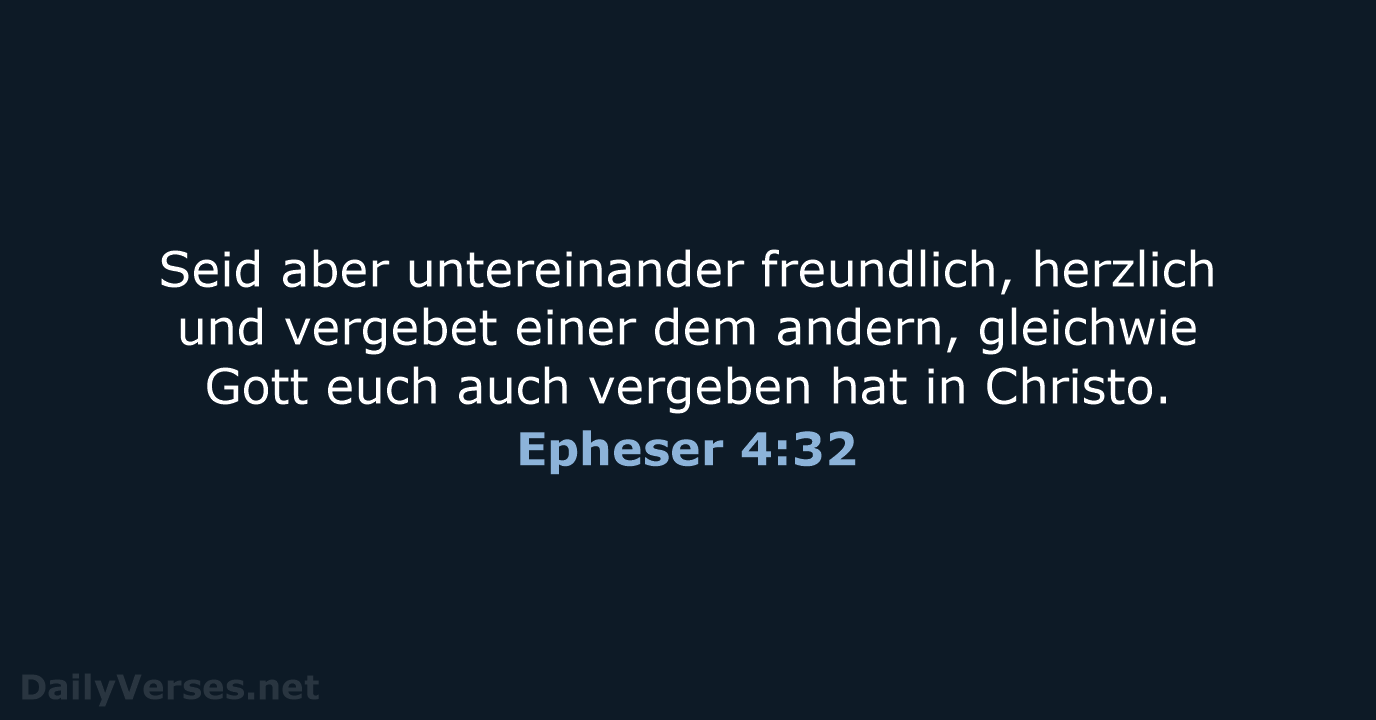 Epheser 4:32 - LU12