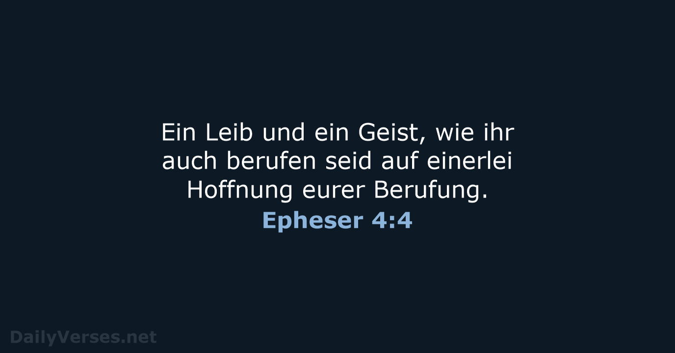 Epheser 4:4 - LU12