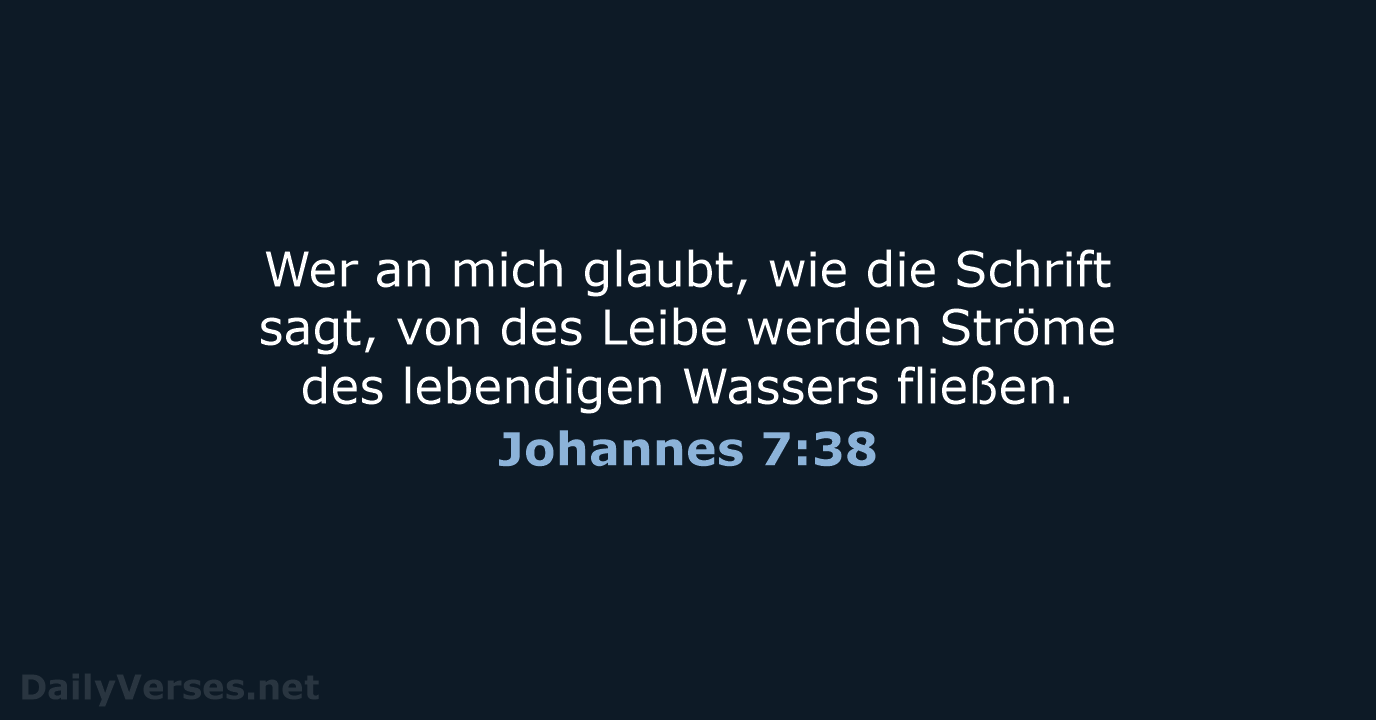 Johannes 7:38 - LU12