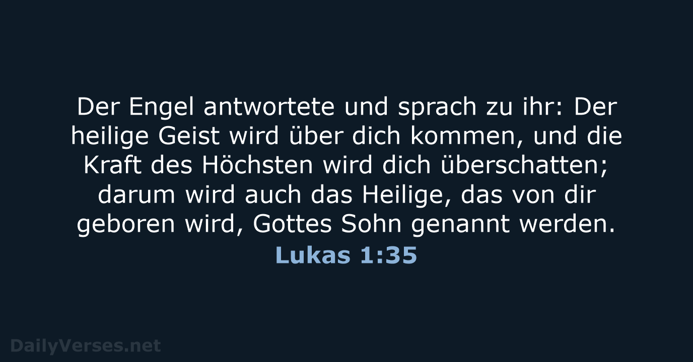 Lukas 1:35 - LU12