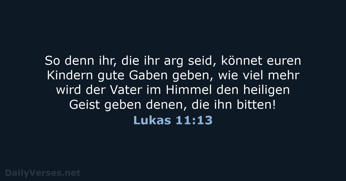 Lukas 11:13 - LU12