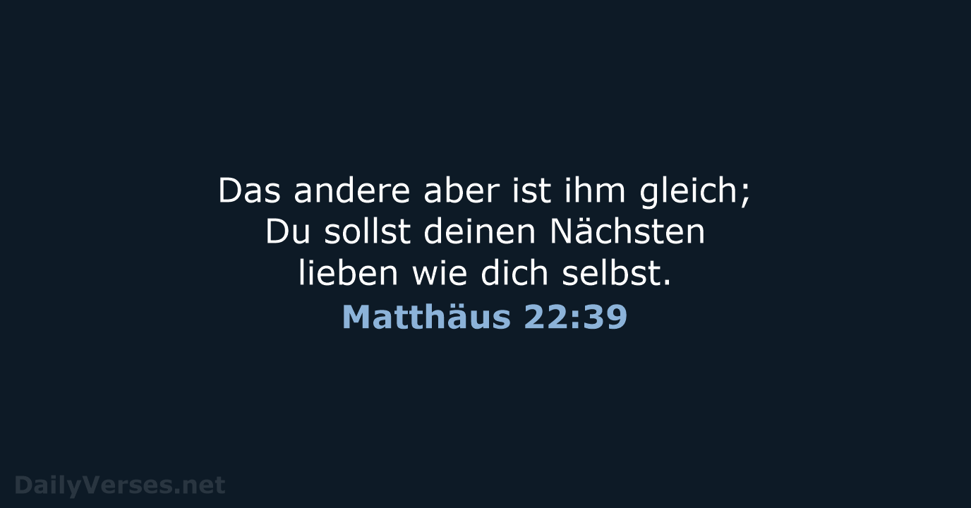 Matthäus 22:39 - LU12