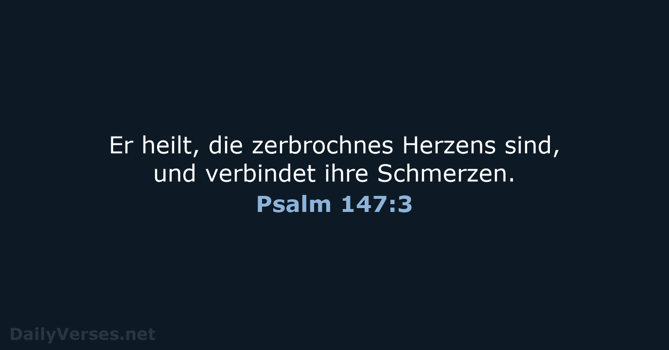 Psalm 147:3 - LU12
