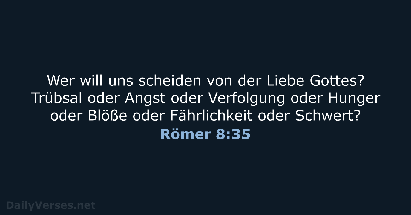 Römer 8:35 - LU12
