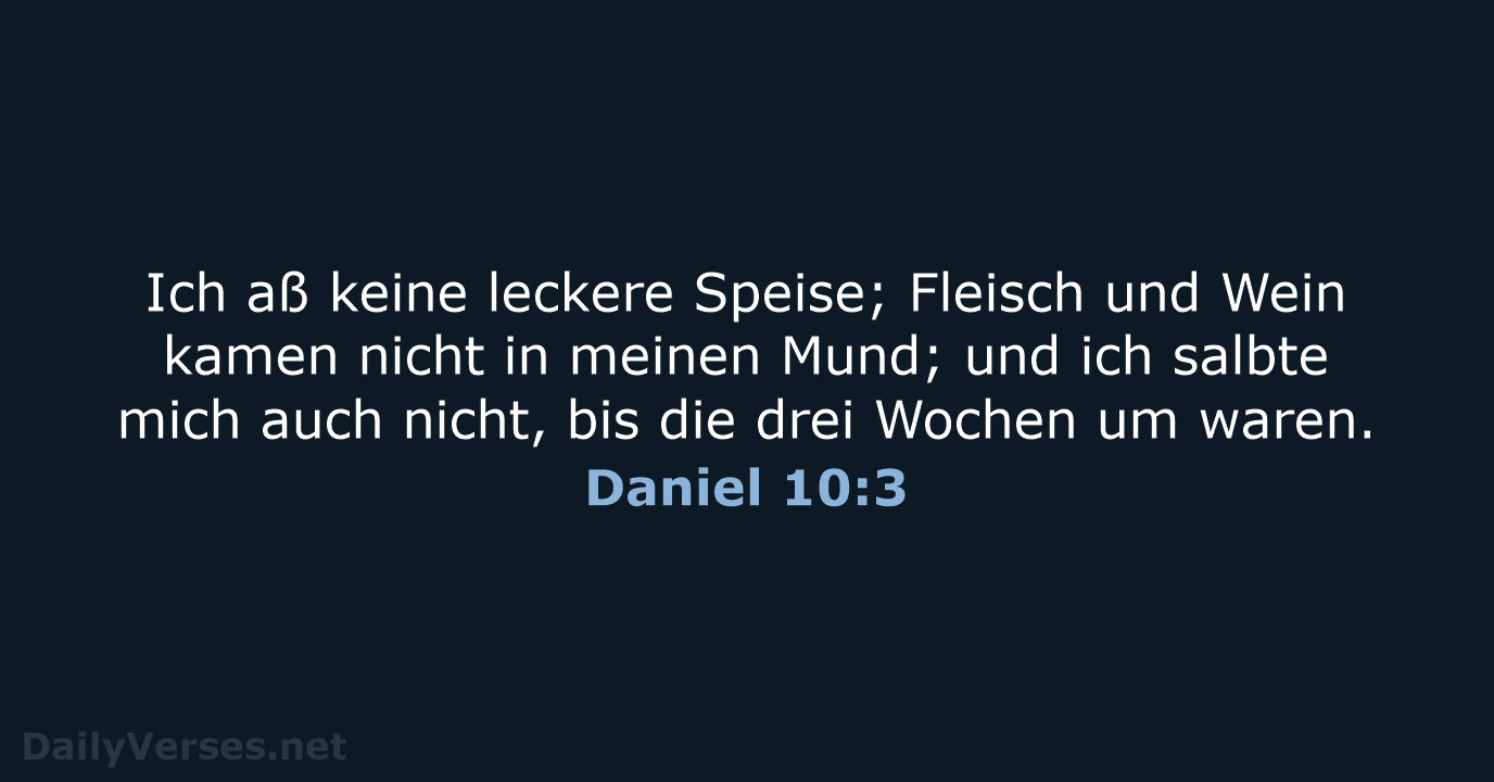 Daniel 10:3 - LUT