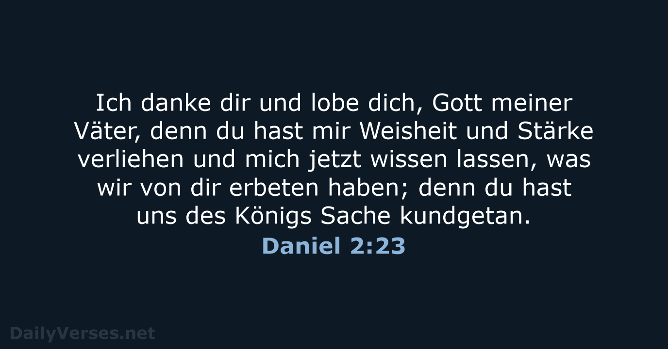 Daniel 2:23 - LUT
