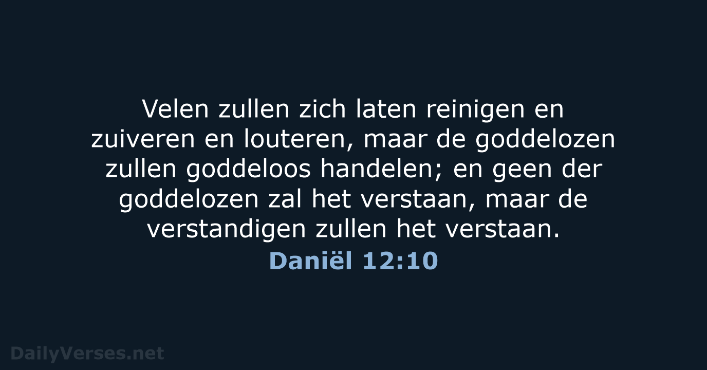 Daniël 12:10 - NBG