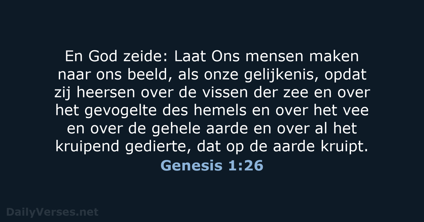 Genesis 1:26 - NBG