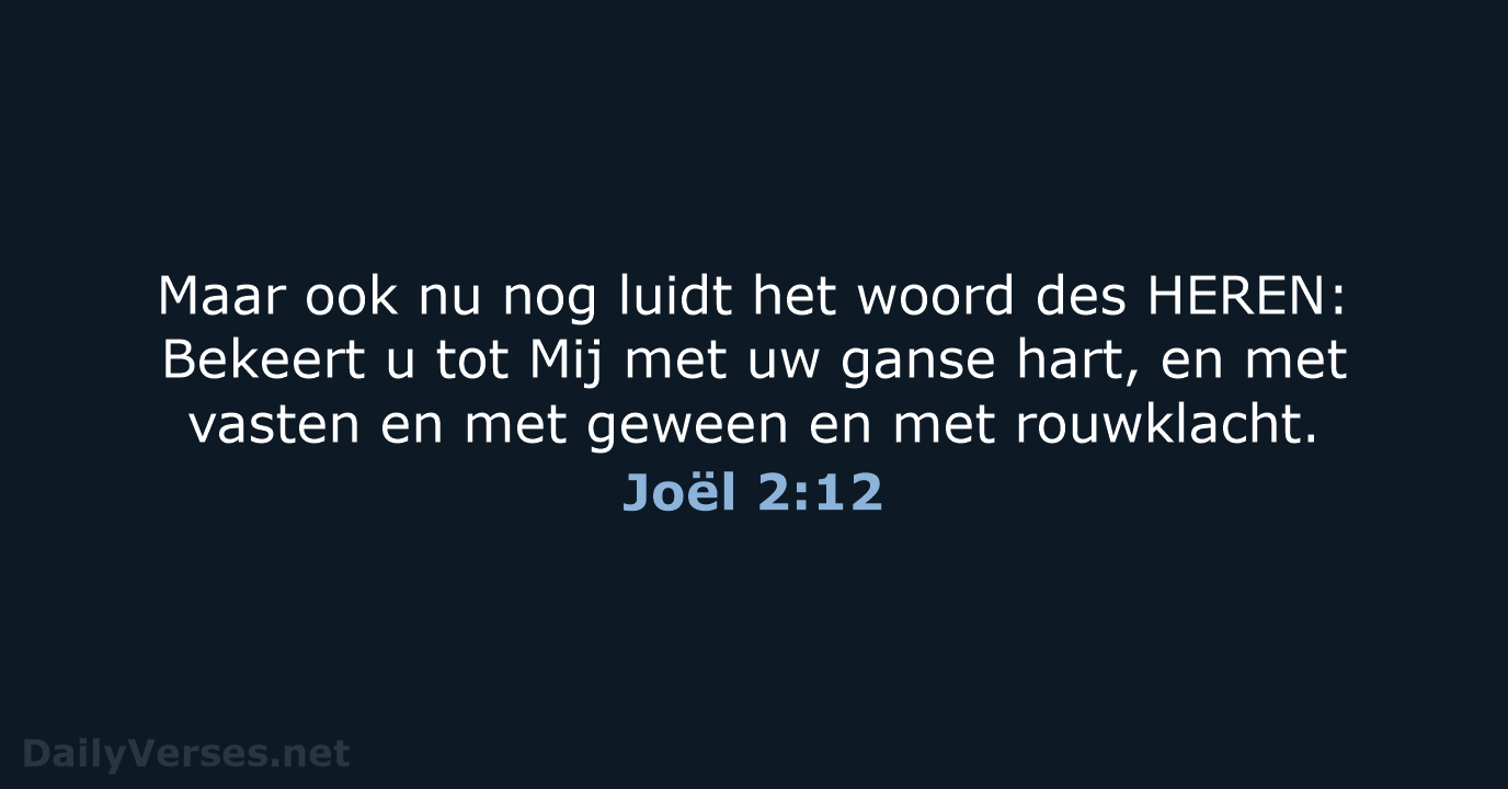 Joël 2:12 - NBG