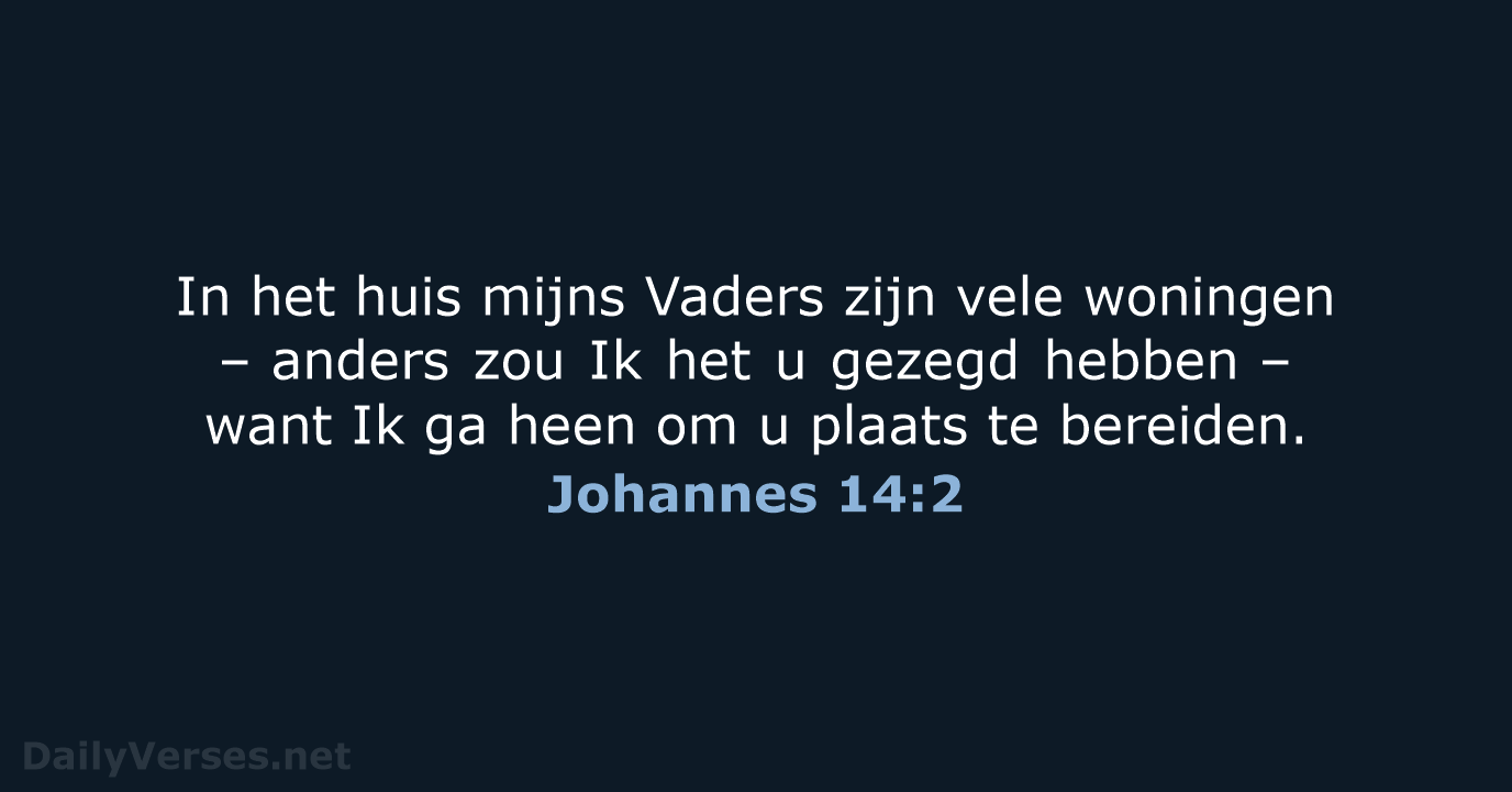 Johannes 14:2 - NBG