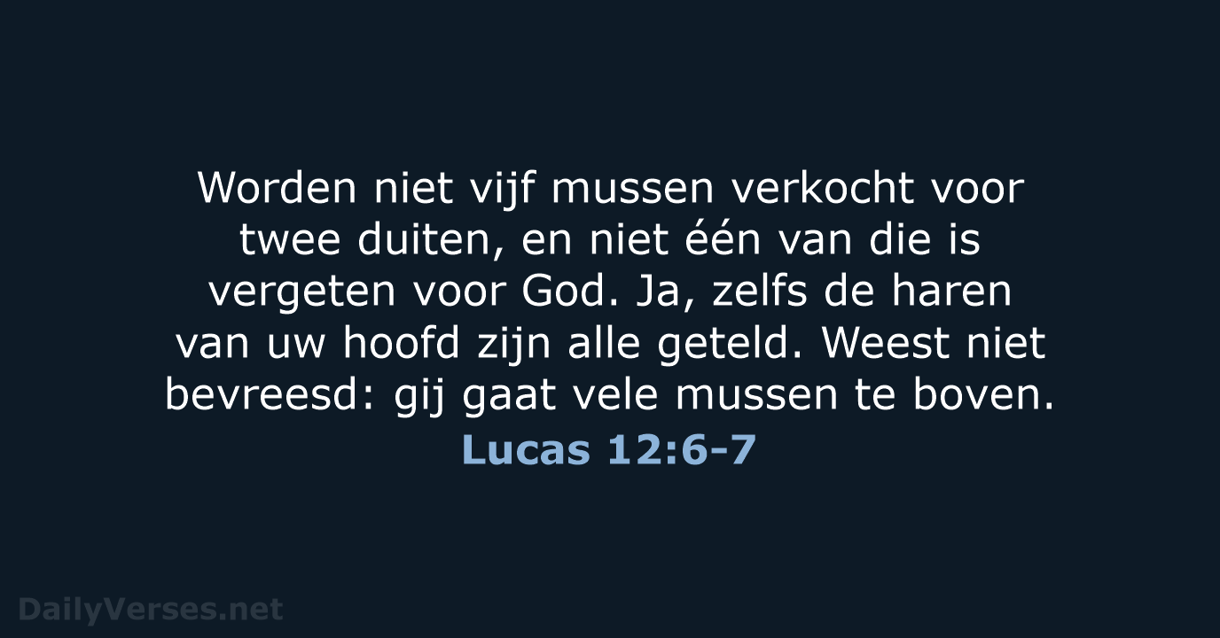 Lucas 12:6-7 - NBG