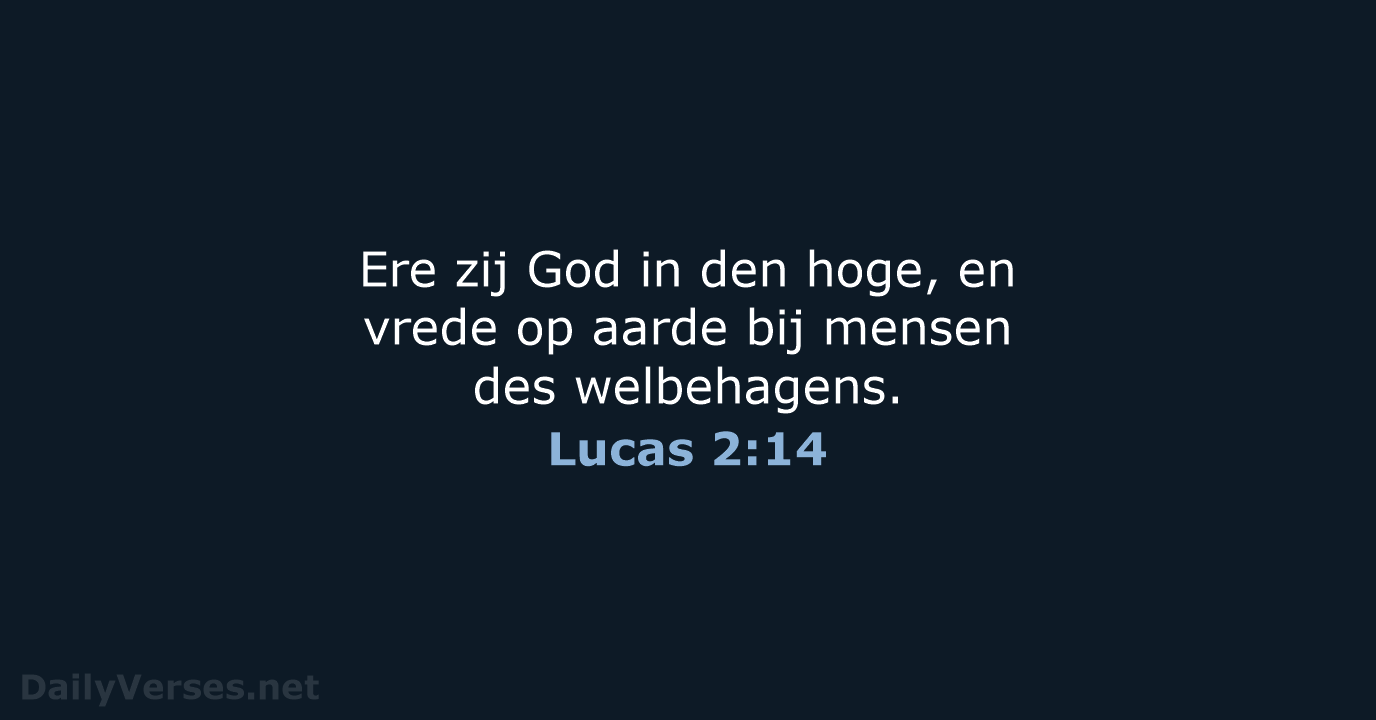 Lucas 2:14 - NBG