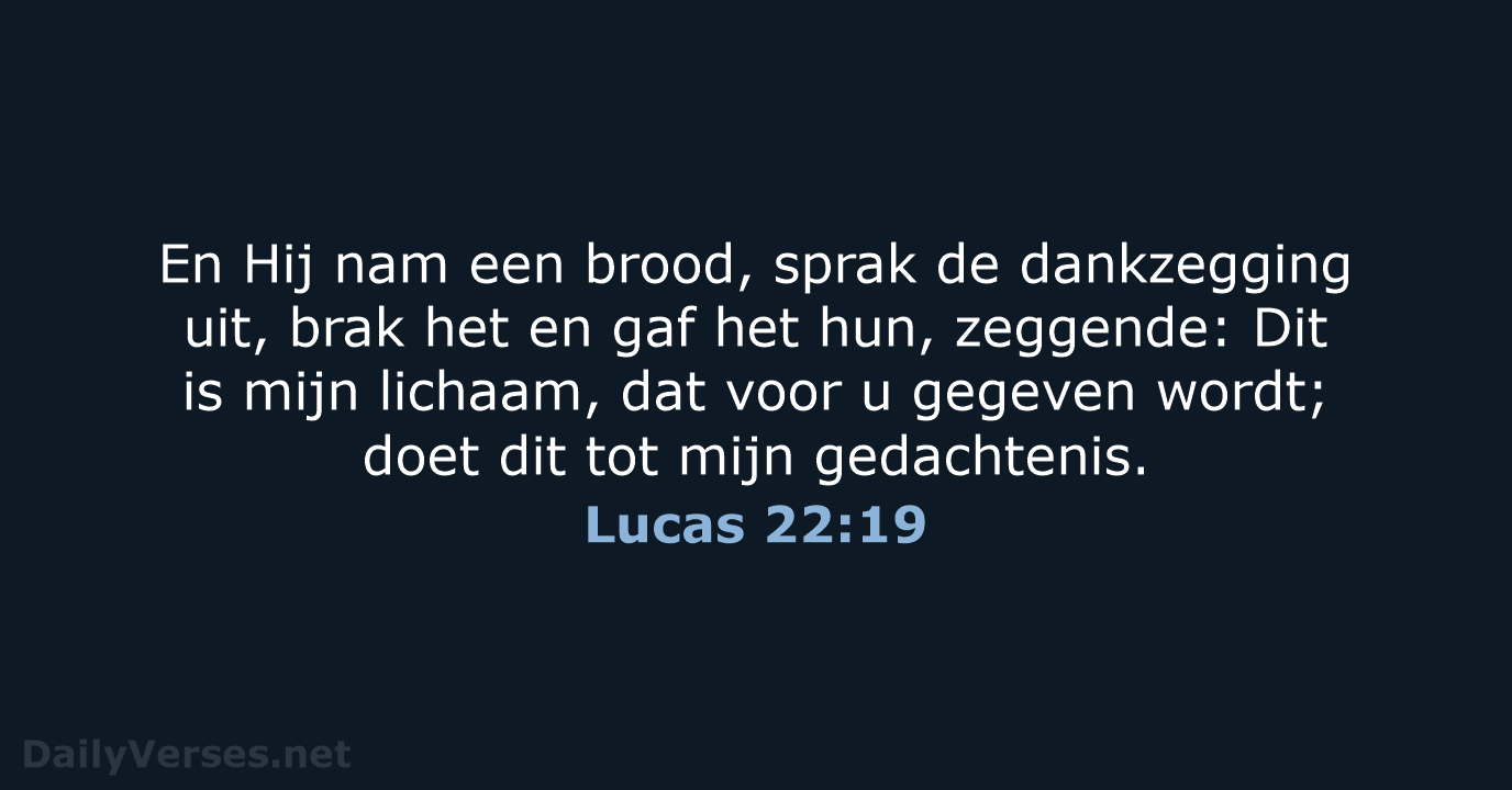Lucas 22:19 - NBG
