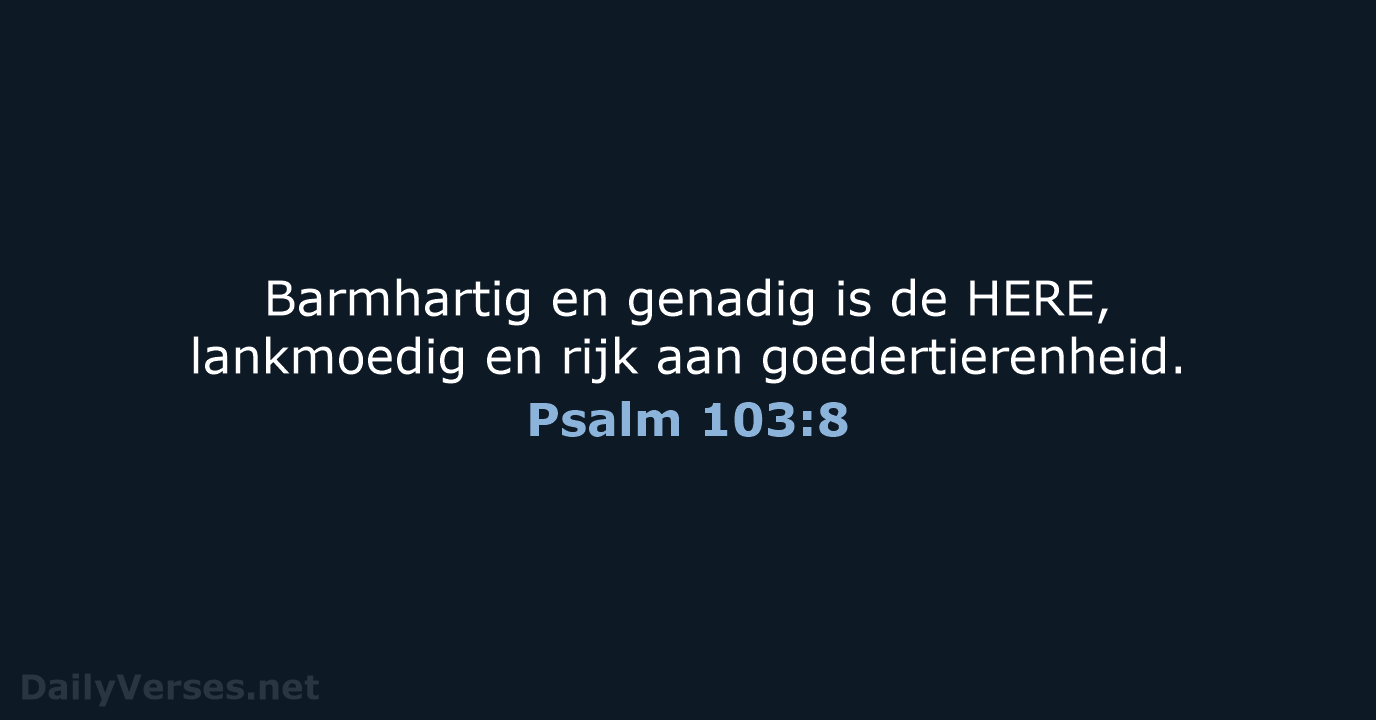 Psalm 103:8 - NBG