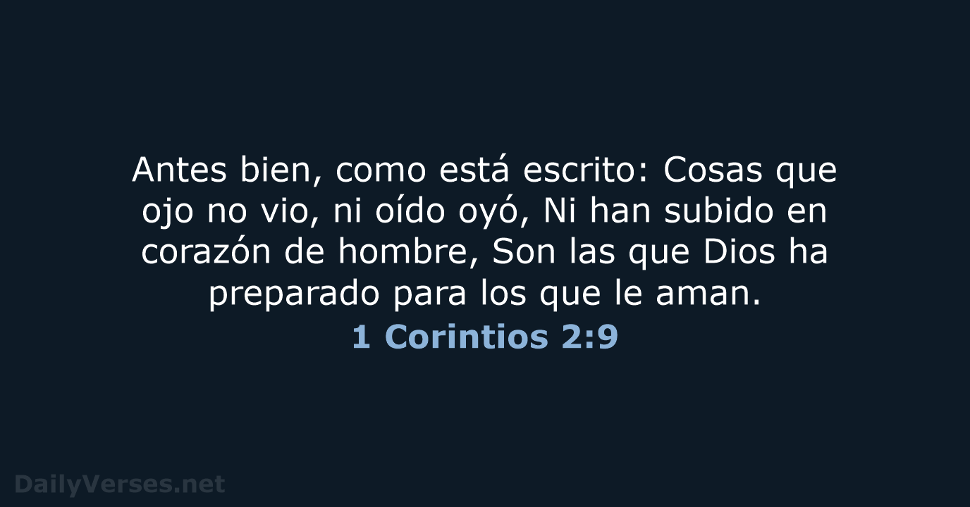 1 Corintios 2:9 - RVR60