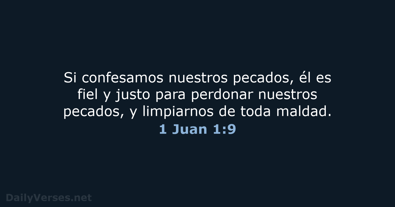 1 Juan 1:9 - RVR60