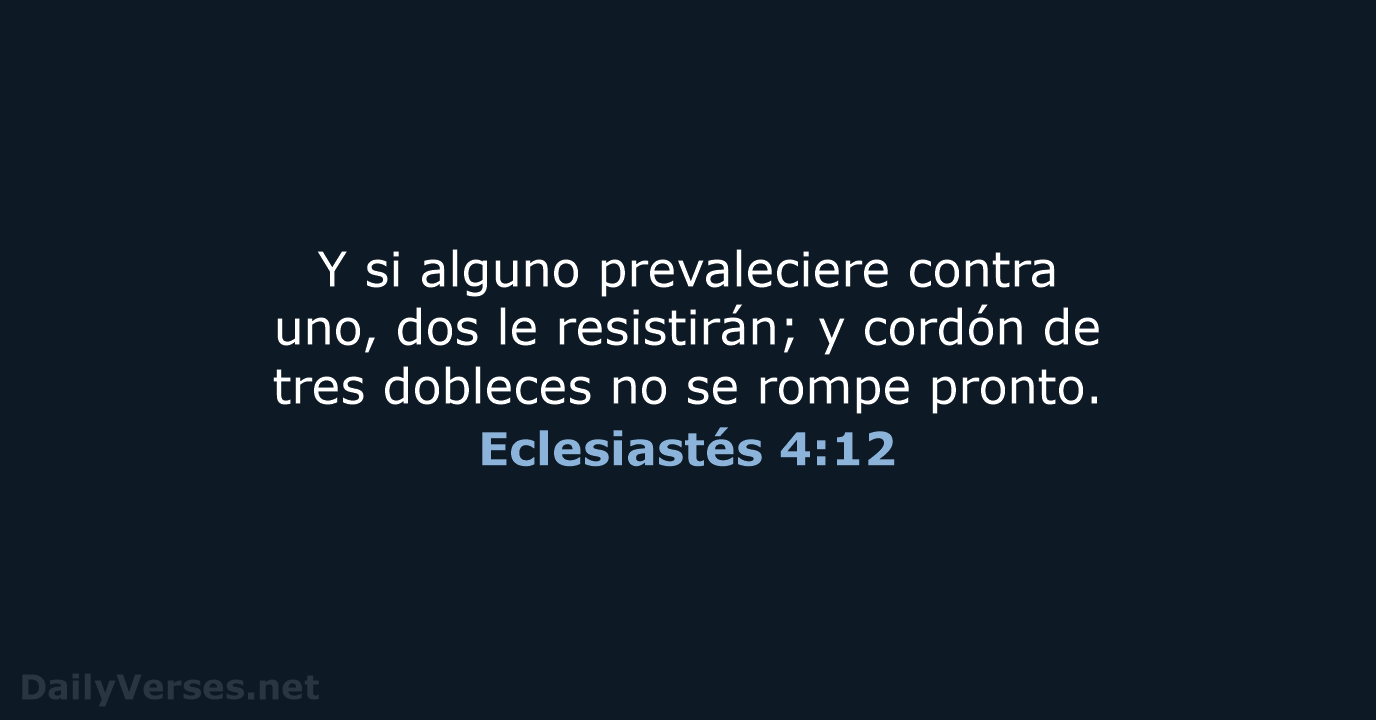 Eclesiastés 4:12 - RVR60