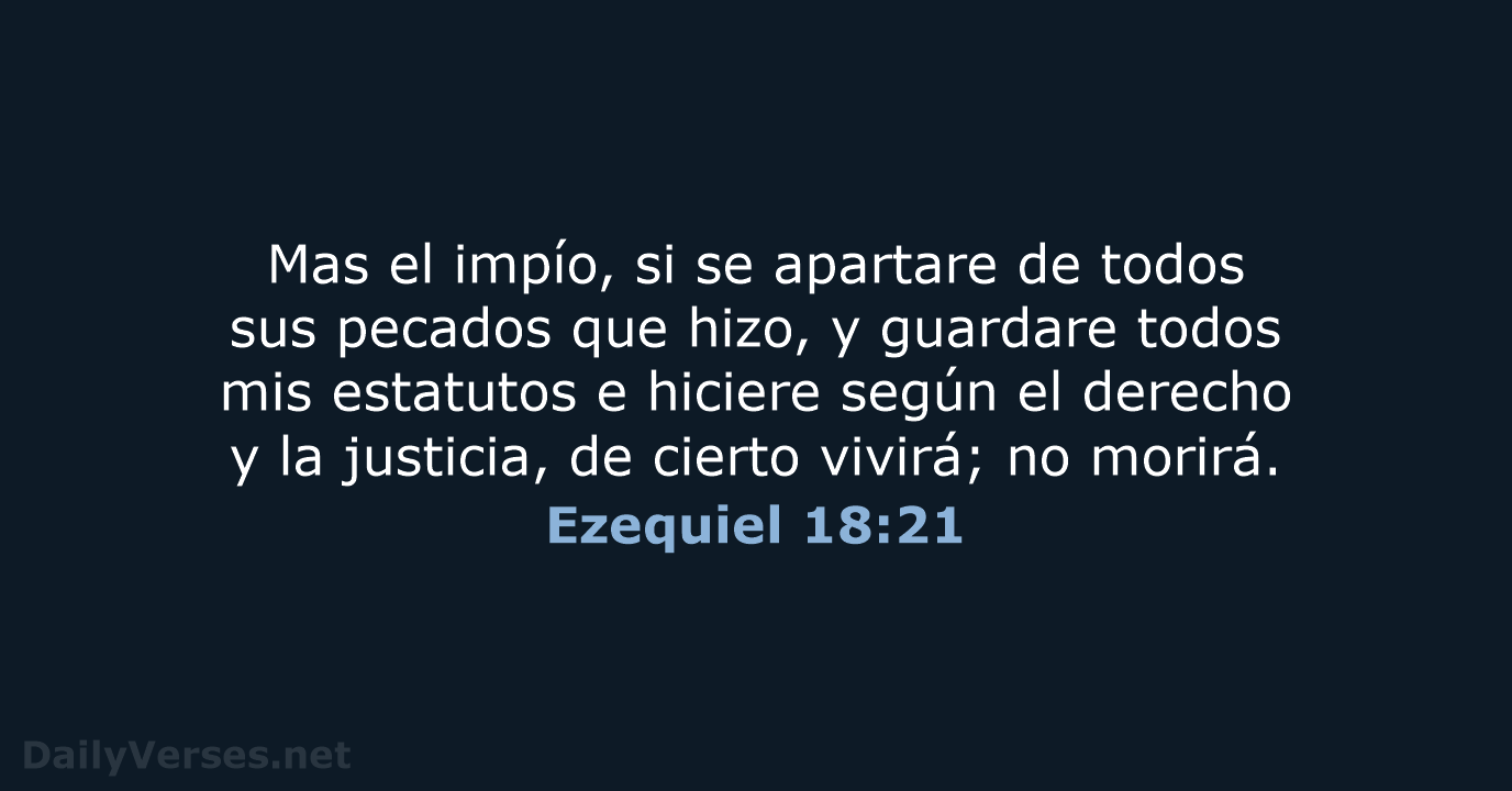 Ezequiel 18:21 - RVR60