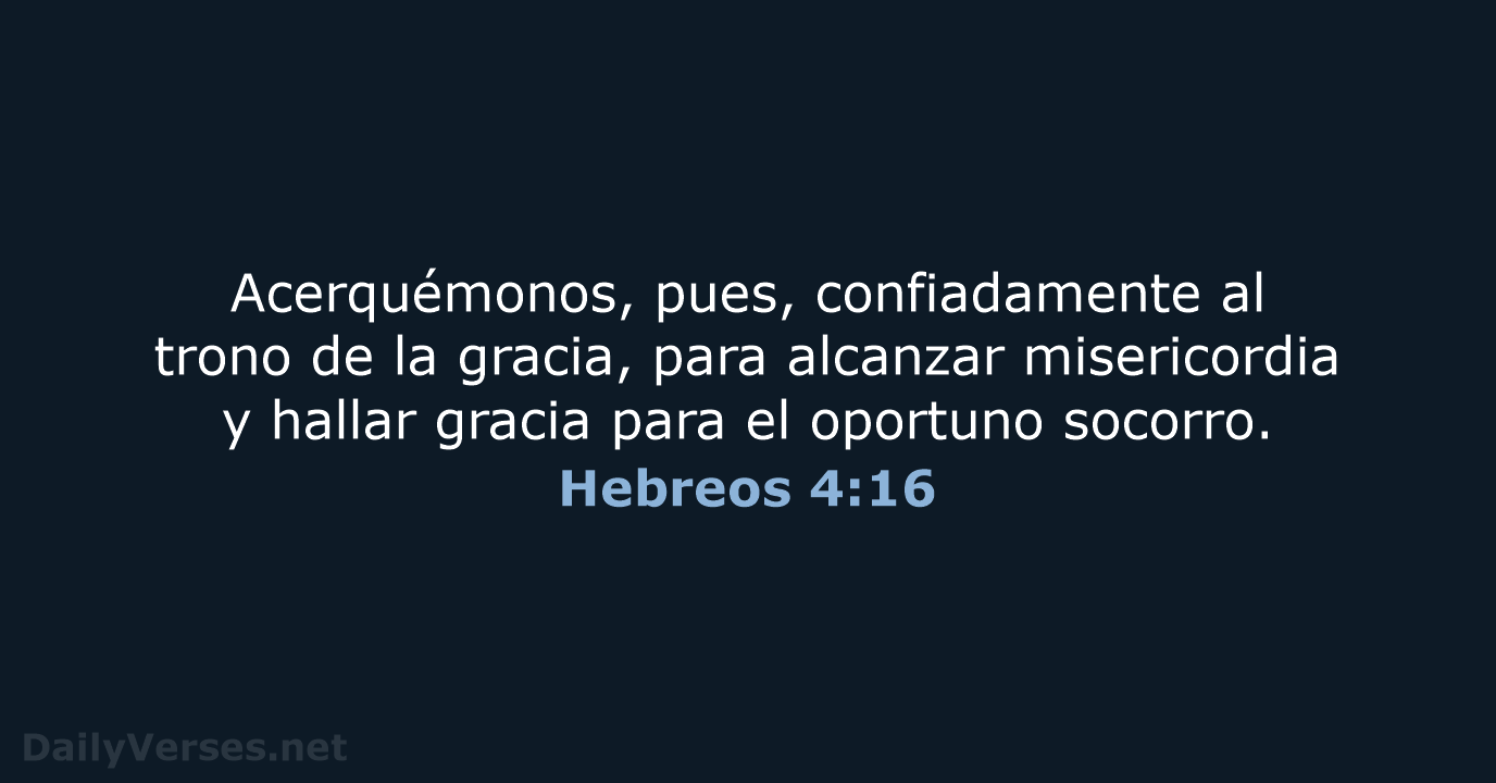 Hebreos 4:16 - RVR60