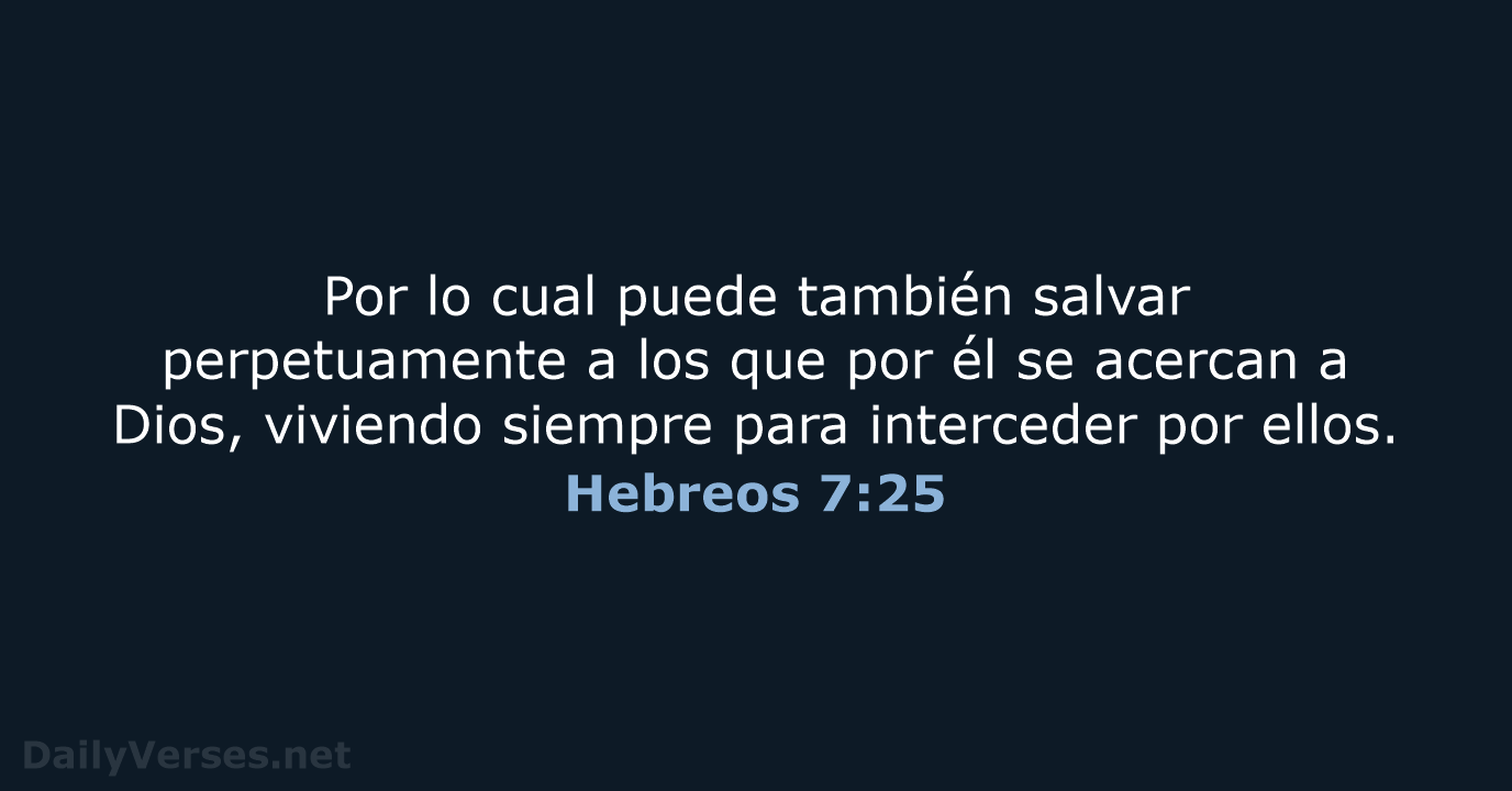 Hebreos 7:25 - RVR60
