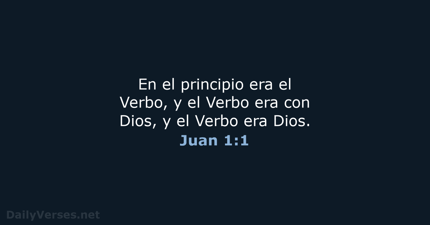 Juan 1:1 - RVR60