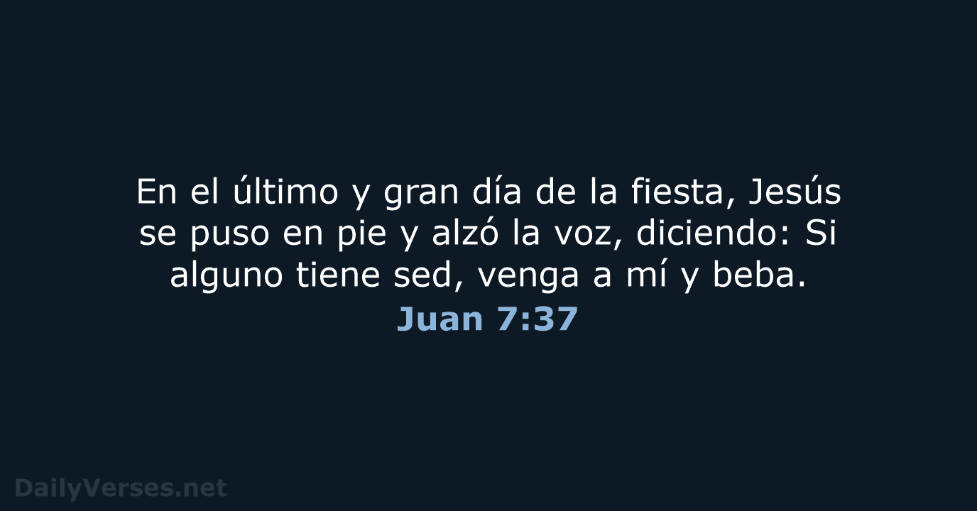 Juan 7:37 - RVR60