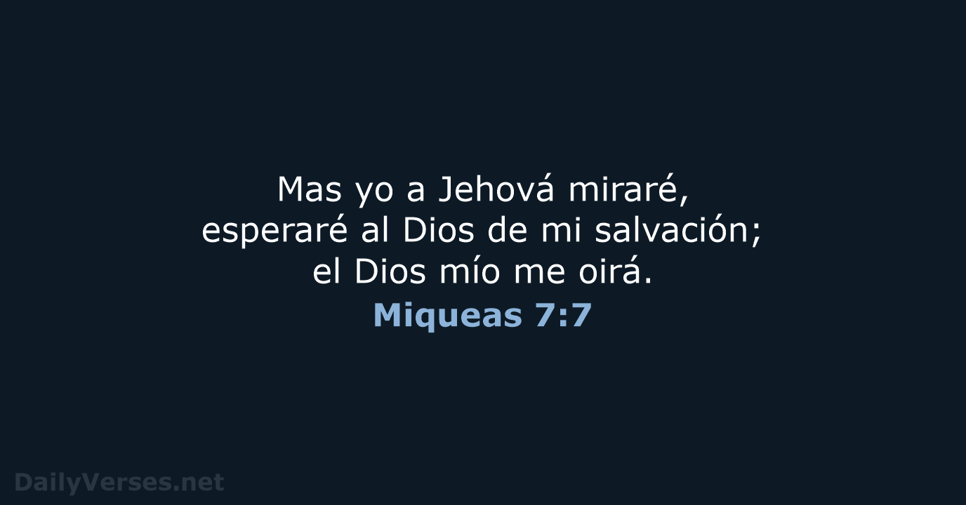 Miqueas 7:7 - RVR60