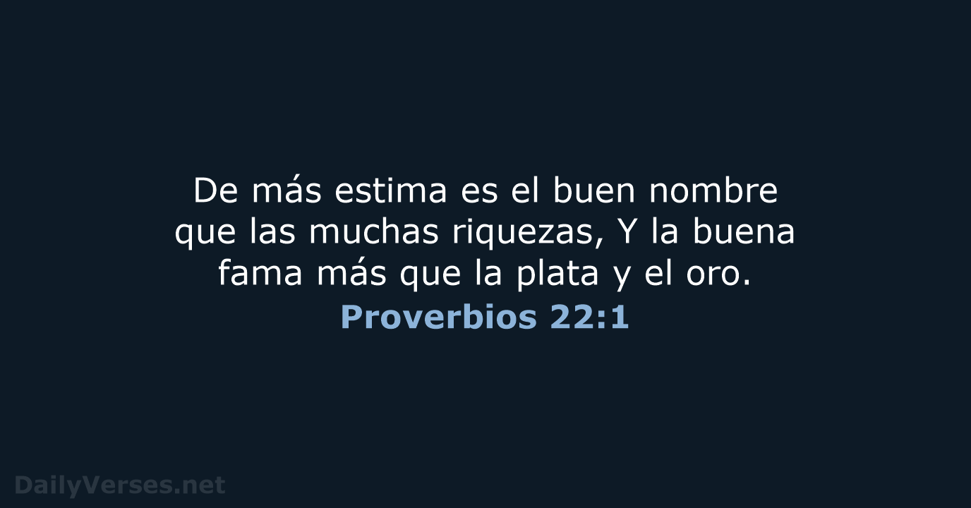 Proverbios 22:1 - RVR60