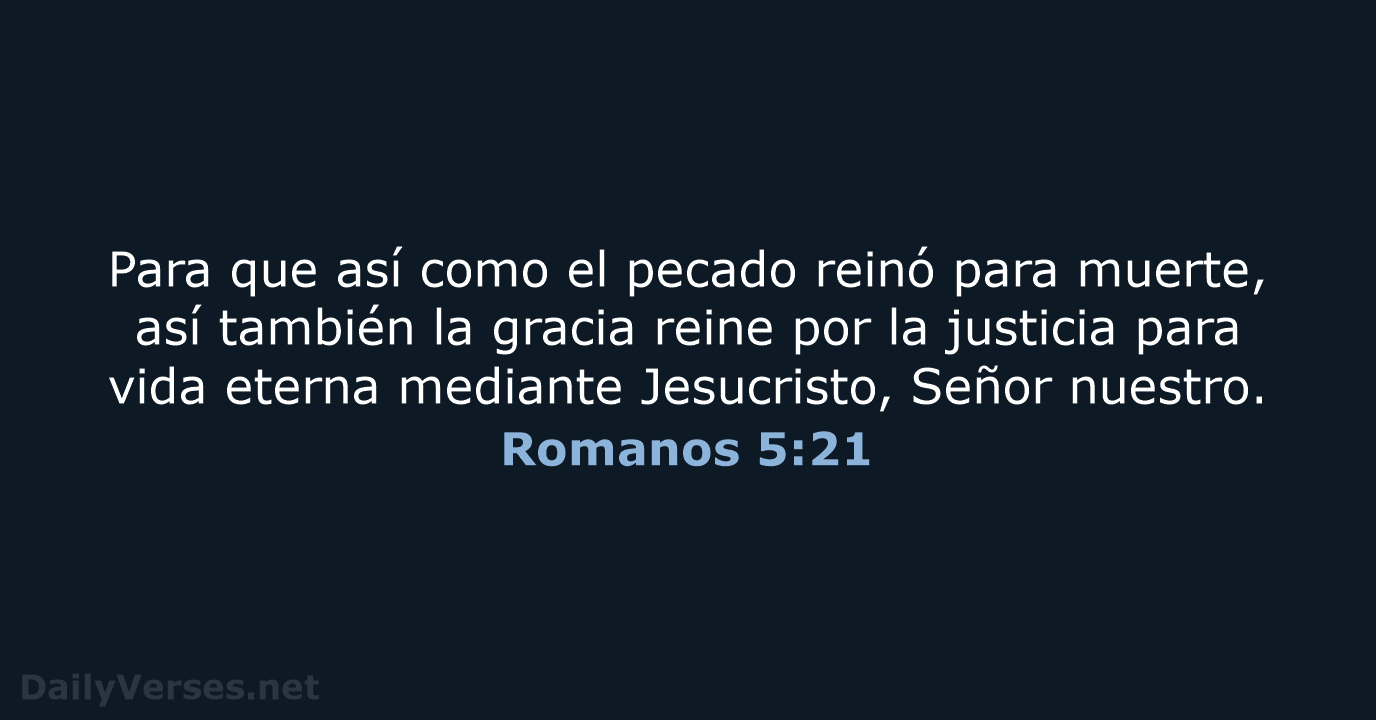 Romanos 5:21 - RVR60