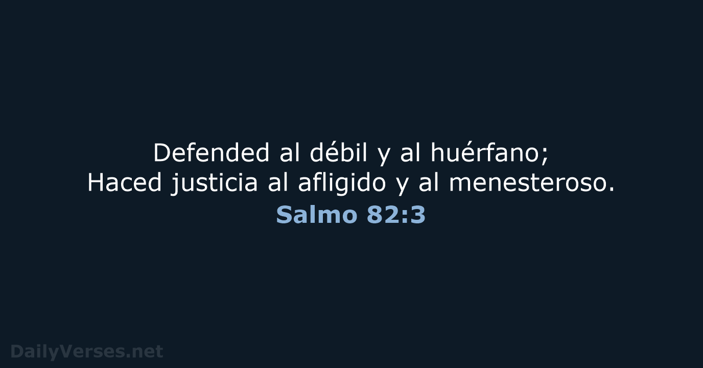 Salmo 82:3 - RVR60