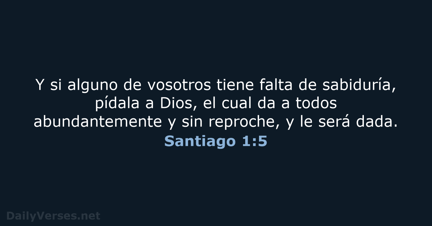 Santiago 1:5 - RVR60