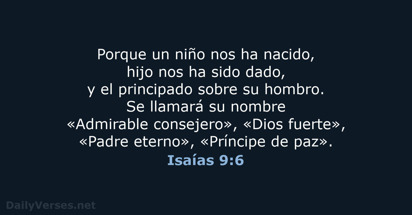 Isaías 9:6 - RVR95
