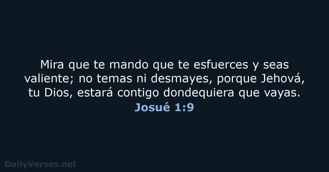 Josué 1:9 - RVR95