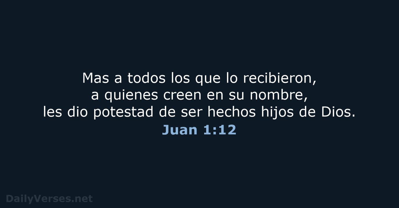 Juan 1:12 - RVR95