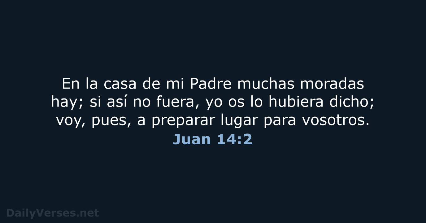 Juan 14:2 - RVR95
