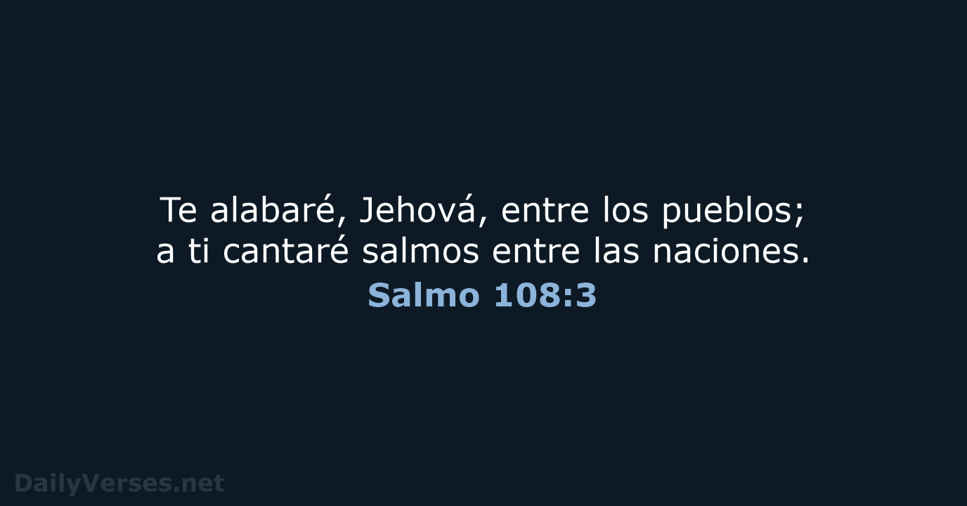 Salmo 108:3 - RVR95