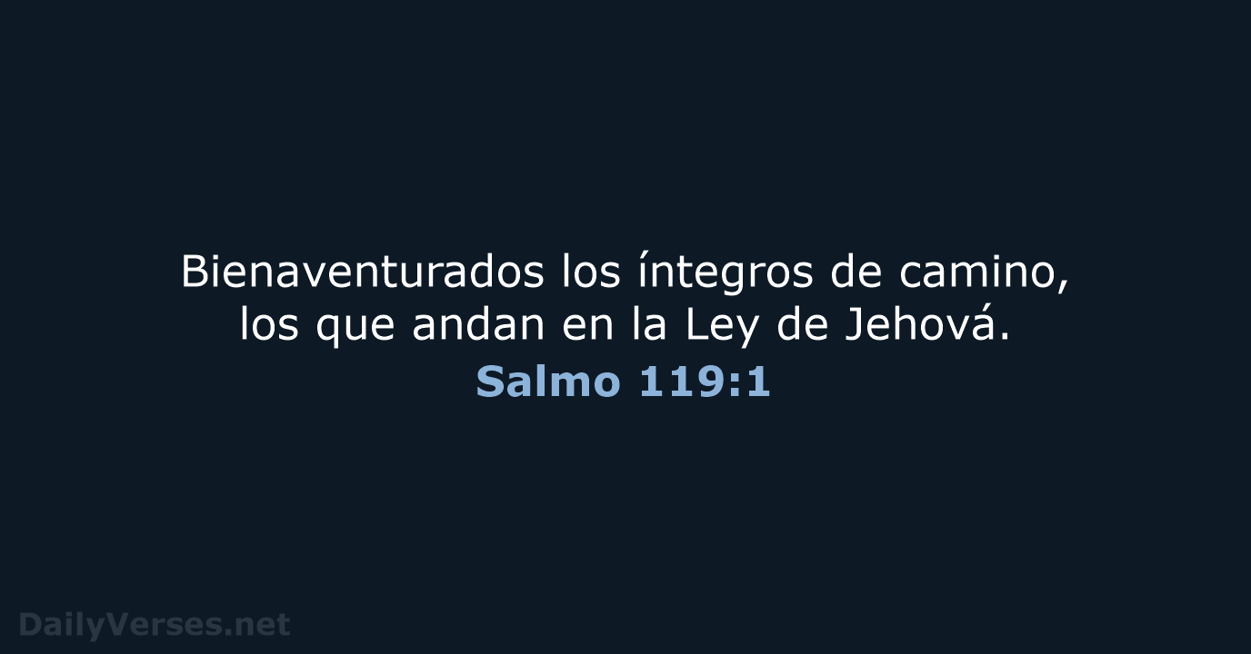 Salmo 119:1 - RVR95