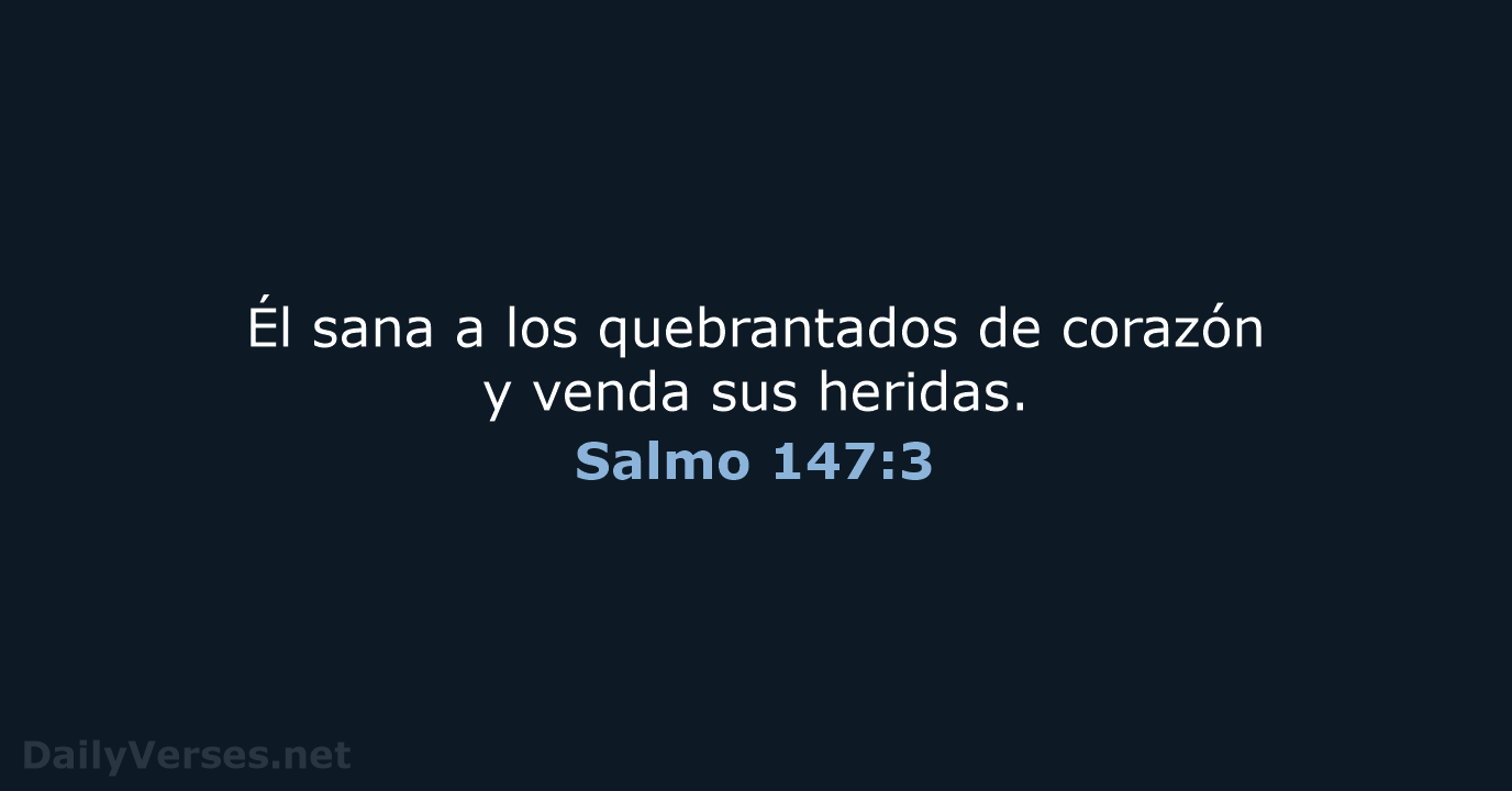 Salmo 147:3 - RVR95