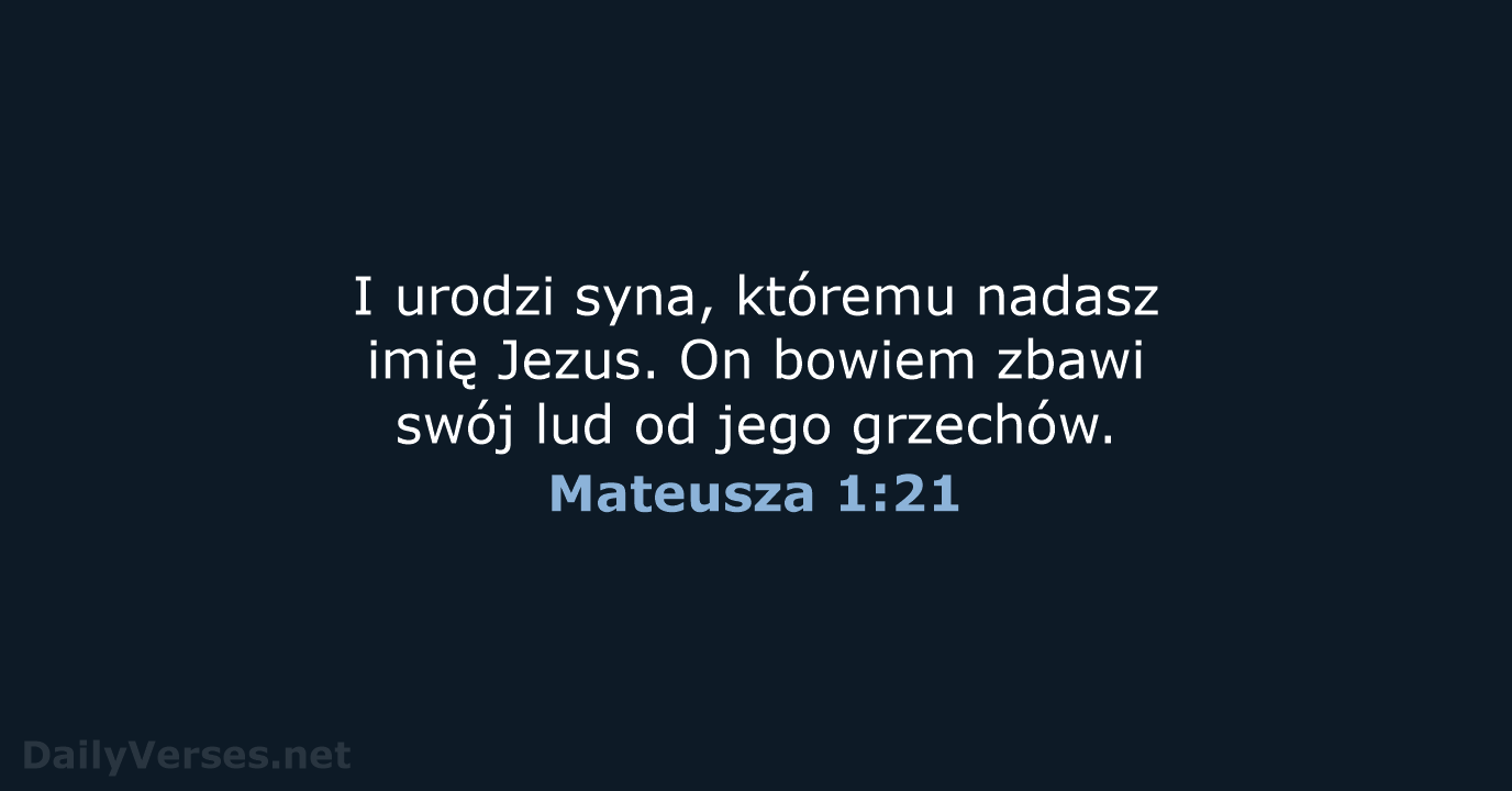 Grudnia Biblijny Werset Dnia Mateusza Dailyverses Net