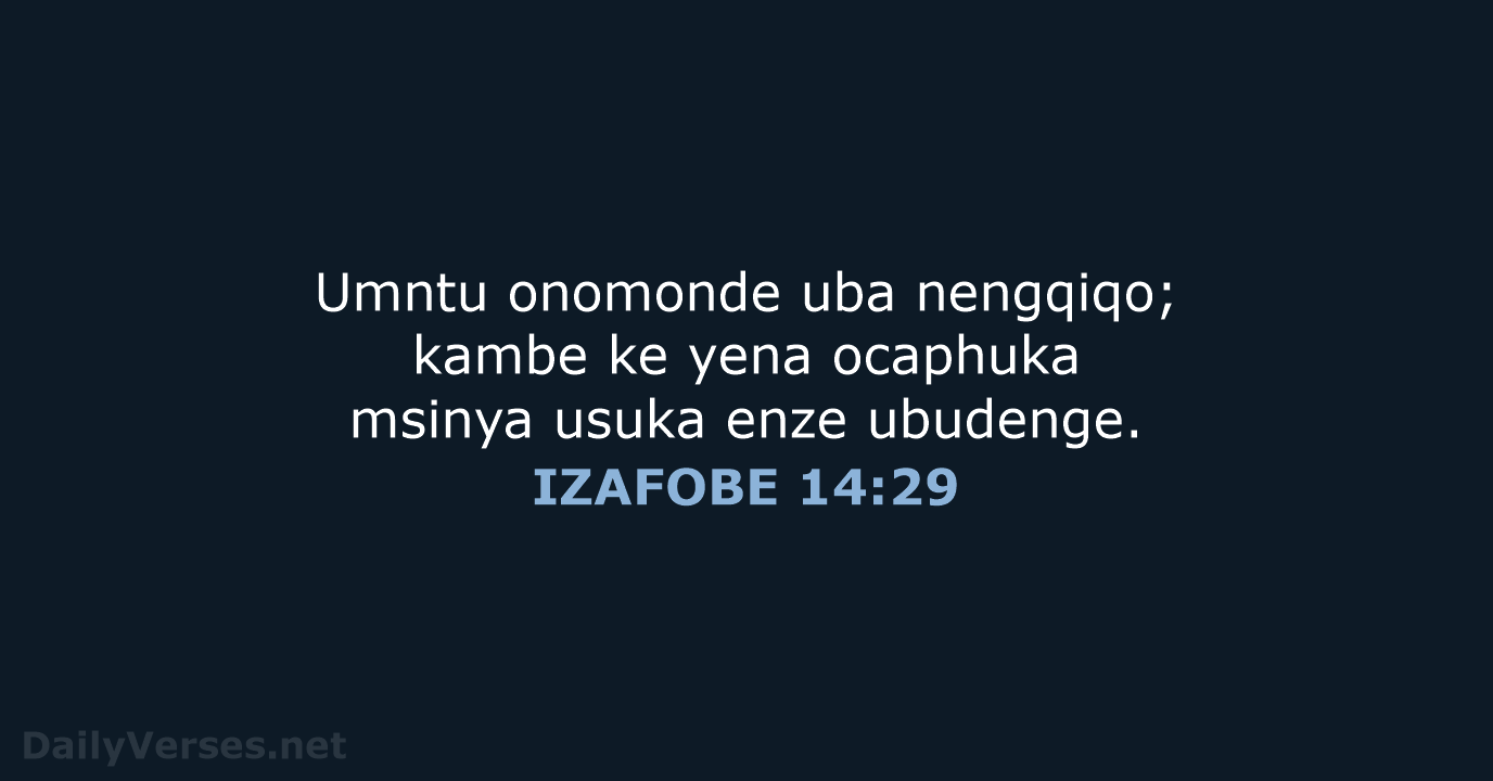 IZAFOBE 14:29 - XHO96