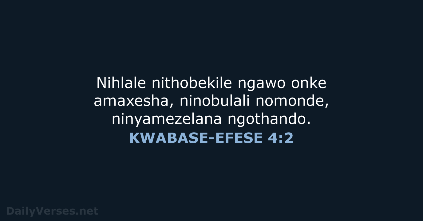 KWABASE-EFESE 4:2 - XHO96