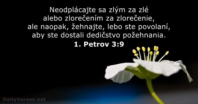 1. Petrov 3:9