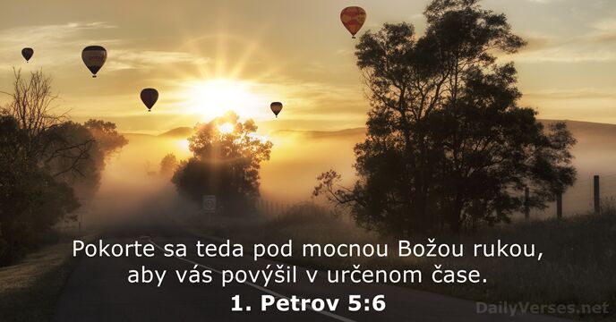1. Petrov 5:6