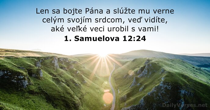 1. Samuelova 12:24