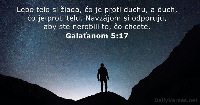 Galaťanom 5:17