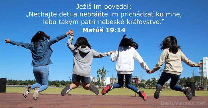 Matúš 19:14