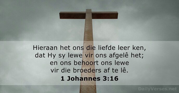 1 Johannes 3:16