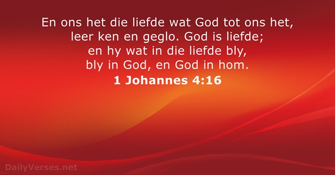 1 Johannes 4:16