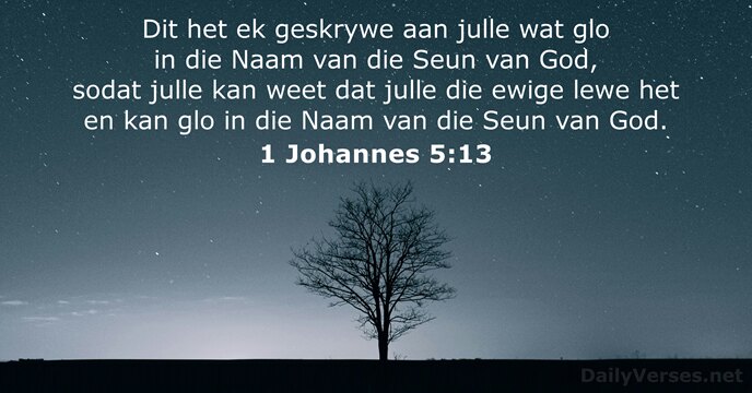 1 Johannes 5:13