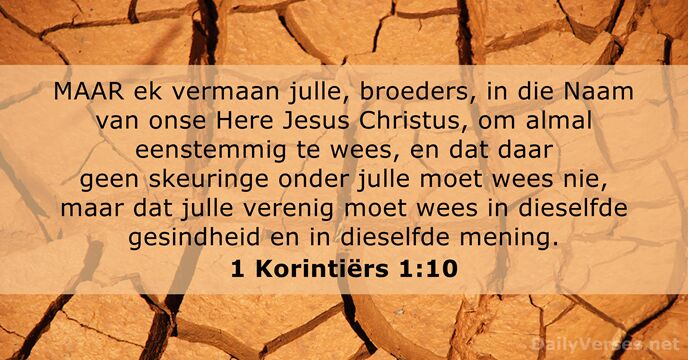 1 Korintiërs 1:10